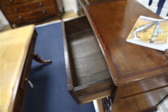 A 17th century and later Dutch oak and fruitwood chest, W.3ft 2in.